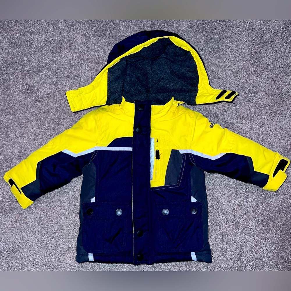 Oshkosh B’gosh Coat, Boys, Blue and Yellow, 24mon